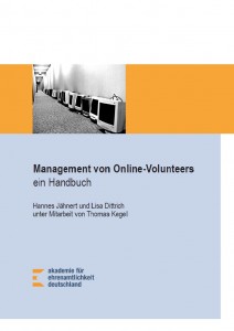 Cover des Handbuch "Management von Online-Volunteers"