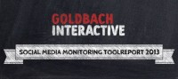 Social Media Monitoring Toolreport 2013 von Goldbach Interactive