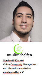 Soufian El Khayari, Online Community Management und Markenkommunikation bei muslimehelfen e.V.